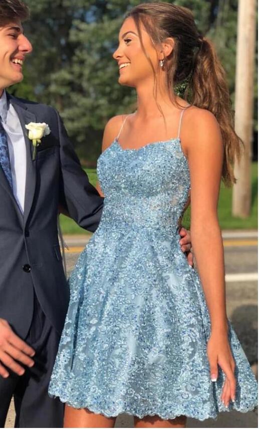 Spitzenkleid für die Heimkehr 2021, Kurzes Abschlusskleid, Formales Kleid, Tanzkleider, Back to School Partykleid, KB0848 