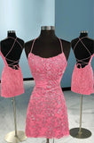 Red Lace Homecoming Dress, Short Prom Dress ,Winter Formal Dress, Pageant Dance Dresses, Back To School Party Gown, KB0994