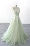 Vestido de fiesta largo verde claro, vestidos de novia de colores, vestidos de fiesta de quinceañera 