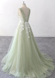 Vestido de fiesta largo verde claro, vestidos de novia de colores, vestidos de fiesta de quinceañera 