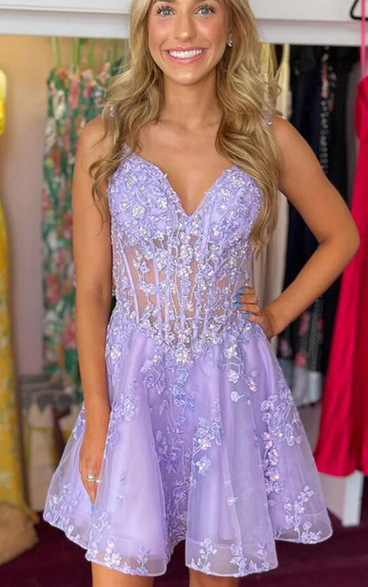 2024 Lace Homecoming Dresses KB1151