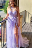 Langes Ballkleid mit einer Schulter KB1250