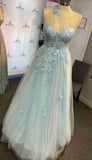 Langes Ballkleid mit einer Schulter KB1250