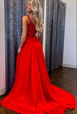 Langes Chiffon-Ballkleid in A-Linie mit Spitzenoberteil in Blattform KB1338 