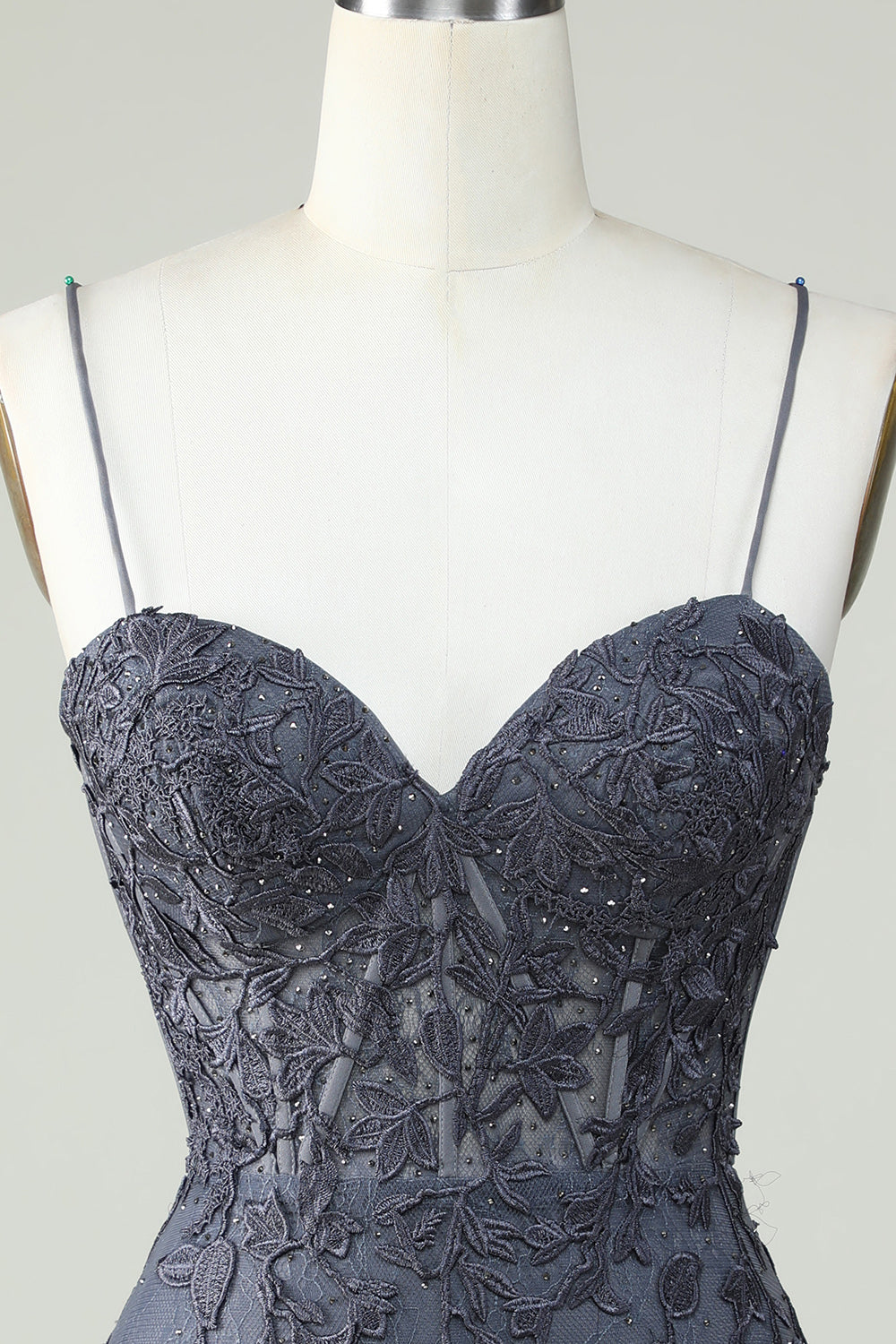 Spaghetti Straps Tight Homecoming Dress with Appliques Cocktail Prom Party Club Dresses