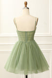 A Line Tulle Corset Navy Homecoming Dress Prom Cocktail Gowns Party Dresses