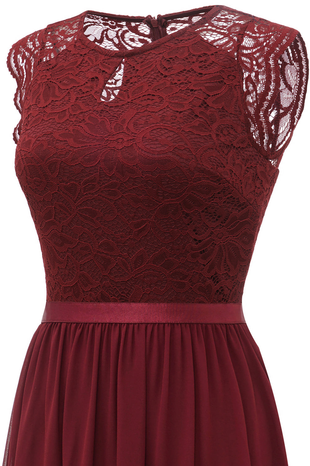 Navy Lace Formal Party Dress
