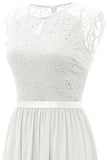 Navy Lace Formal Party Dress