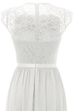 Navy Lace Formal Party Dress