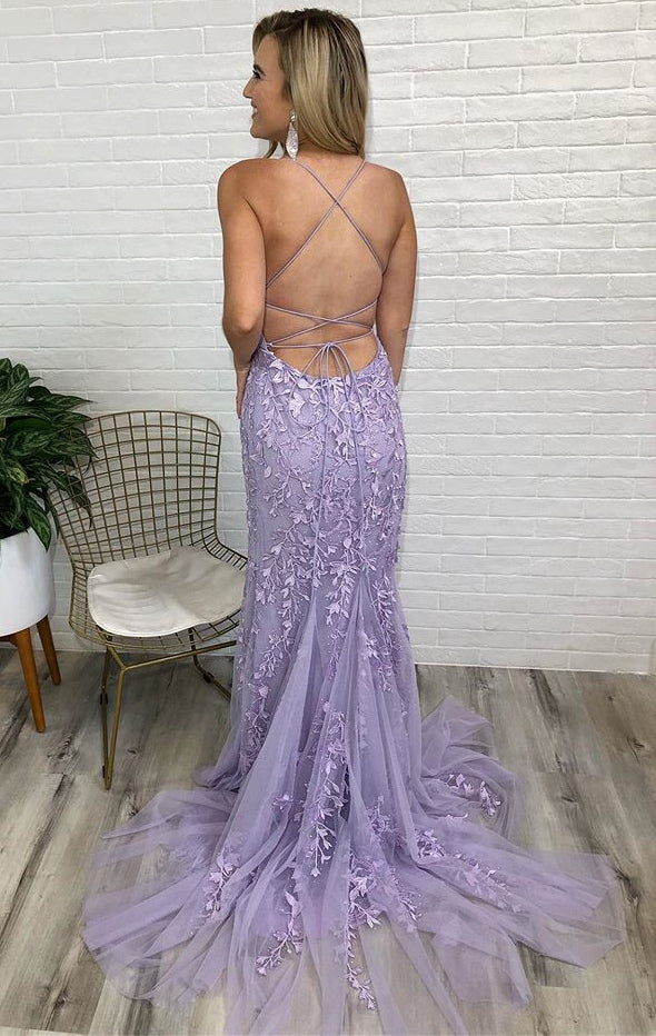 Mermaid Lace Prom Dresses, Winter Formal Dress, Pageant Dance Dresses, Back To School Party Gown, KB0698