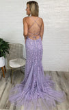 Mermaid Lace Prom Dresses, Winter Formal Dress, Pageant Dance Dresses, Back To School Party Gown, KB0698