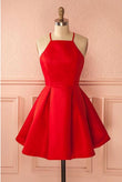 Homecoming Dress Halter Neckline, Short Prom Dress, Dance Dress, Formal Dress, Graduation School Party Gown, PC0562 - Promcoming