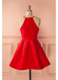 Homecoming Dress Halter Neckline, Short Prom Dress, Dance Dress, Formal Dress, Graduation School Party Gown, PC0562 - Promcoming